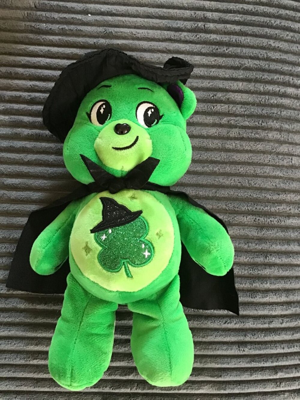 Wicked Care Bears Good Luck Bear Elphaba 2025 9" Plush Stuffed Animal NWOT New